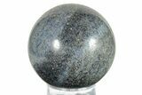 Polished Dumortierite Sphere - Madagascar #253283-1